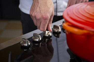 Réglez la température sur feu moyen.
