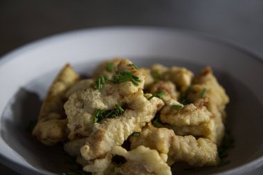 Profitez des lamelles de veau.