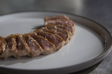 Profitez de votre entrecôte de veau.